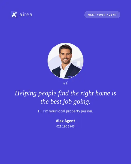 Agent introduction tile made in Airea