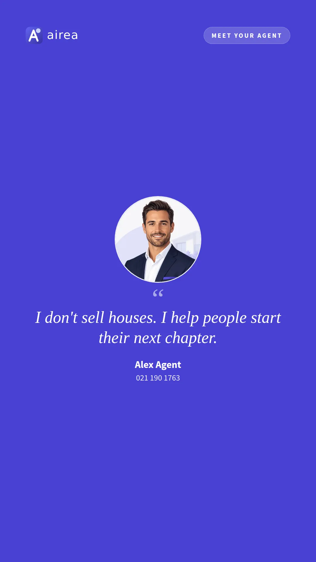 Agent tip social tile made in Airea